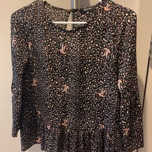 Madewell Floral Blouse